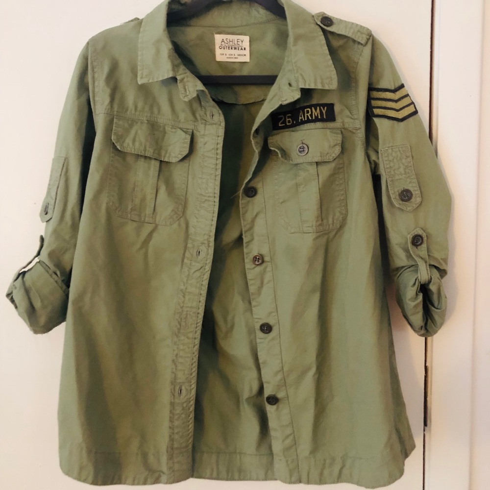 Army style top